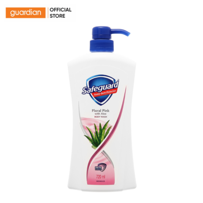 Sữa tắm Safeguard nha đam với hương hoa thơm ngát chai 720ml