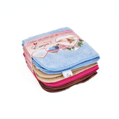 Khăn mặt siêu mềm trẻ em Emya size 30x30cm