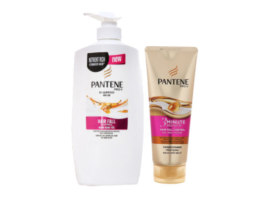 Combo dầu gội Pantene ngăn rụng tóc 900g và dầu xả Pantene 3 phút diệu kì ngăn rụng tóc 150ml