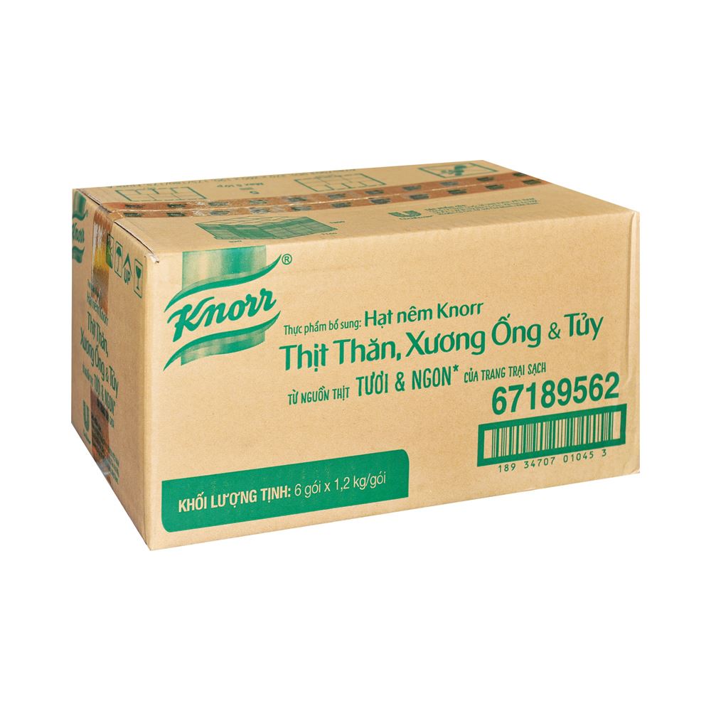 Thùng Hạt nêm thịt thăn, xương ống, tủy Knorr