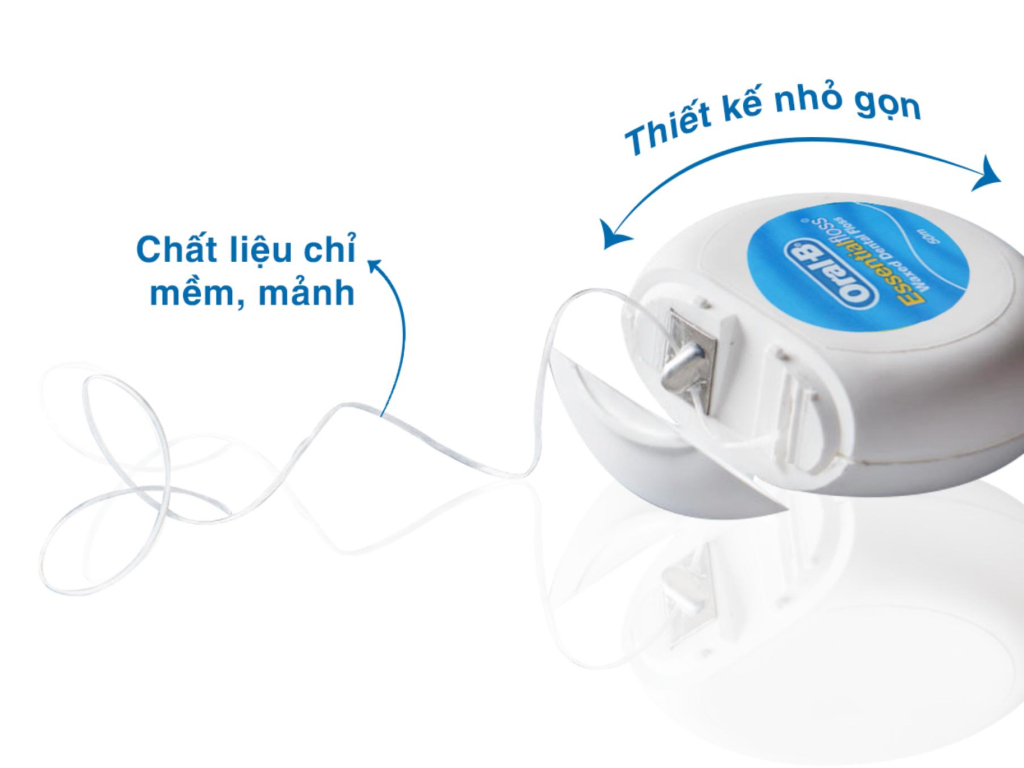 Chỉ Nha Khoa Oral-B Essential Floss Vỉ 50m - Quality For Life