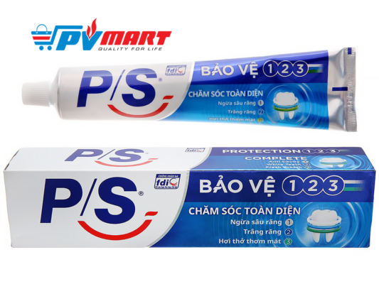 Kem đánh răng P/S bảo vệ 123 chăm sóc toàn diện 180g