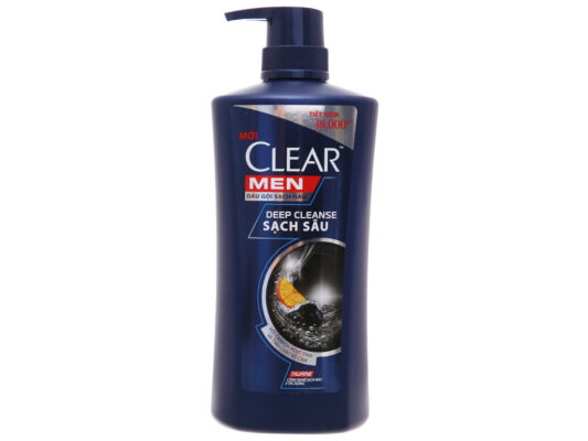 Dầu gội Clear Men sạch sâu 630g + Dầu gội Clear Men Cool Sport bạc hà 140g