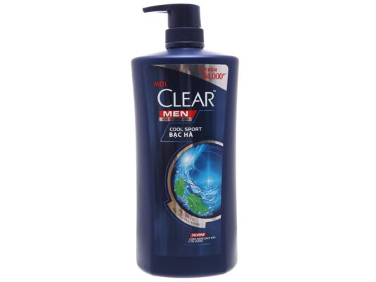 Dầu gội Clear Men Cool Sport bạc hà 900g