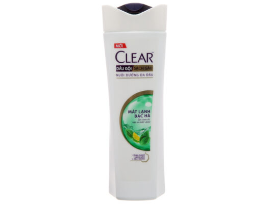Dầu gội Clear mát lạnh bạc hà 340g