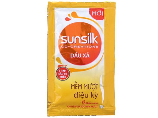 Dầu xả Sunsilk mềm mượt diệu kỳ 6.1ml x 10 gói