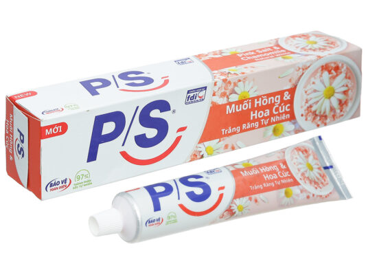 Kem đánh răng P/S muối hồng và hoa cúc 180g