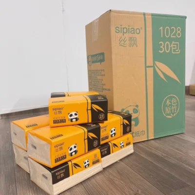 Giấy gấu cam Sipiao 175mm x 120mm - Thùng 30 gói