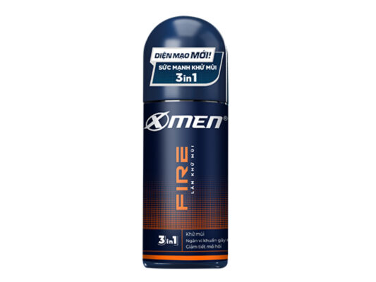 Lăn khử mùi X-Men Fire Active thơm mạnh mẽ 50ml
