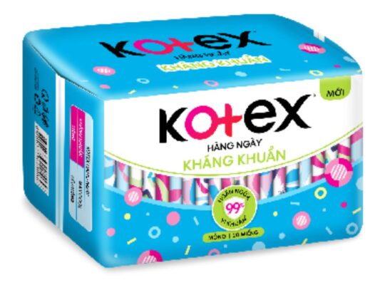 Băng vệ sinh Kotex kháng khuẩn hàng ngày 20 miếng