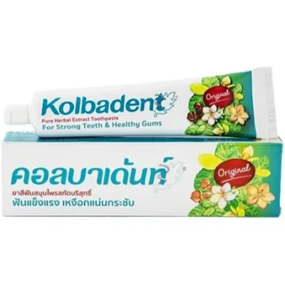 Kem đánh răng thảo dược thuần khiết Kolbadent 100g