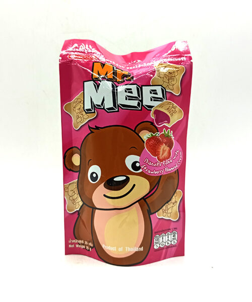 Bánh quy nhân kem dâu hiệu Mr.Mee 22g