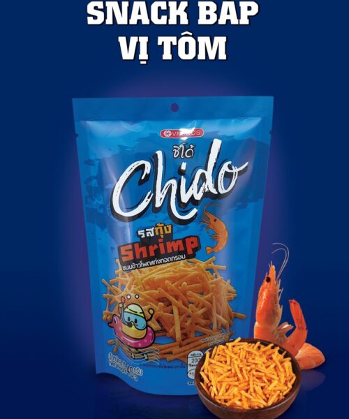 Snack bắp vị tôm hiệu Chido 40g