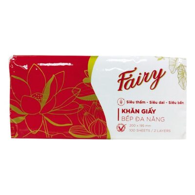 Khăn giấy lau bếp đa năng Fairy 100 tờ