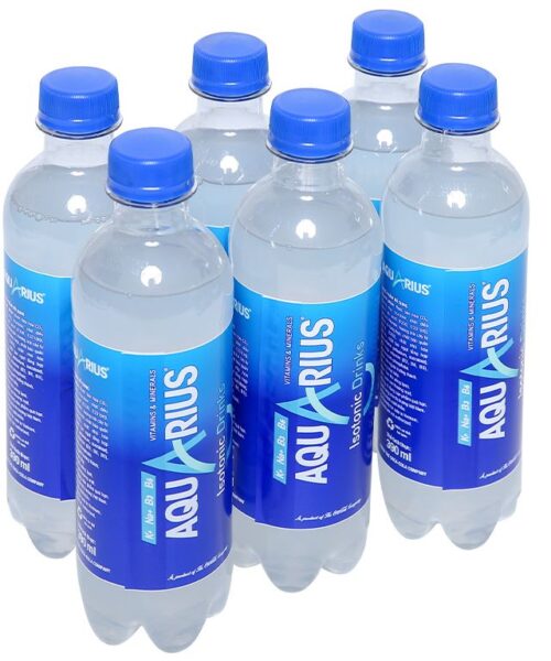 Nước Uống Vận Động Aquarius 390ml Thùng