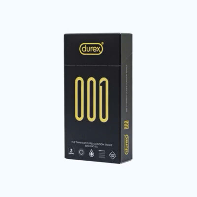 Bcs Durex 001 hộp 3 chiếc