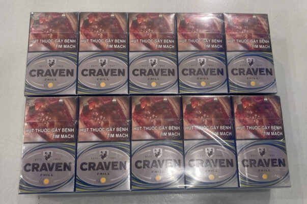 Thuốc lá CRAVEN mèo bấm ( Cây)