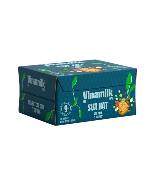 Sữa hạt Vinamilk cao đạm, ít đường 180ml Thùng