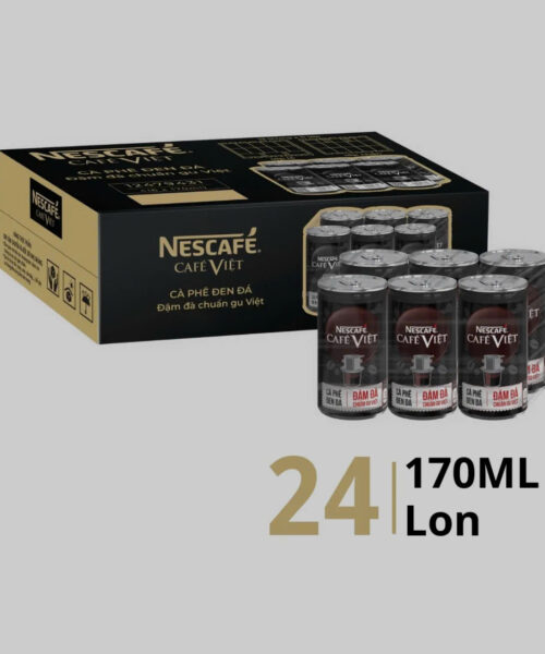 Cà phê Nescafe Việt đen đá 170ml thùng