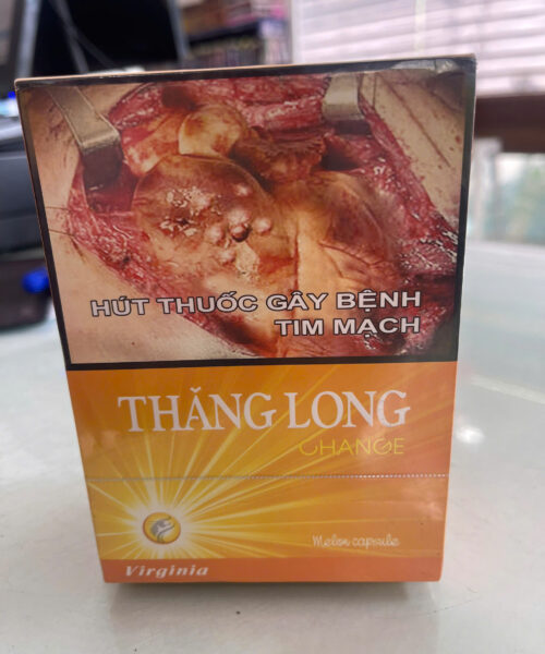 Thuốc lá Thăng Long cam bấm cây