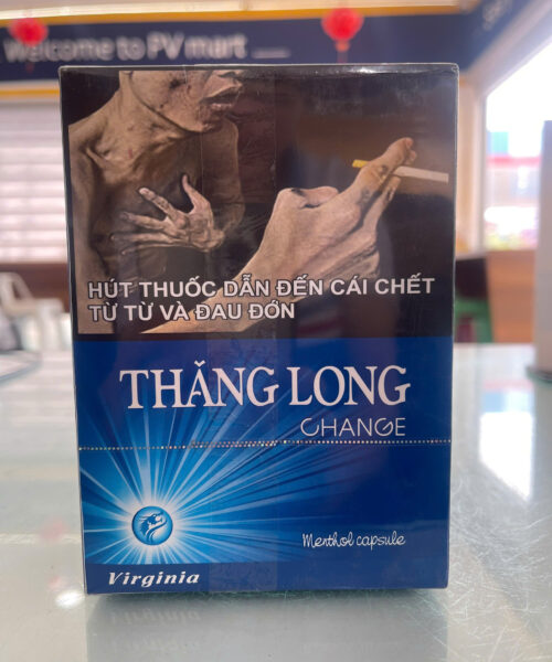 Thuốc lá Thăng Long xanh bấm cây