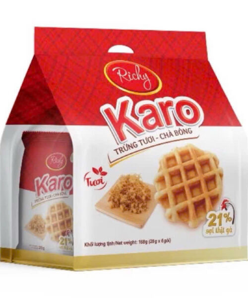Bánh Karo trứng chà bông phô mai 192g