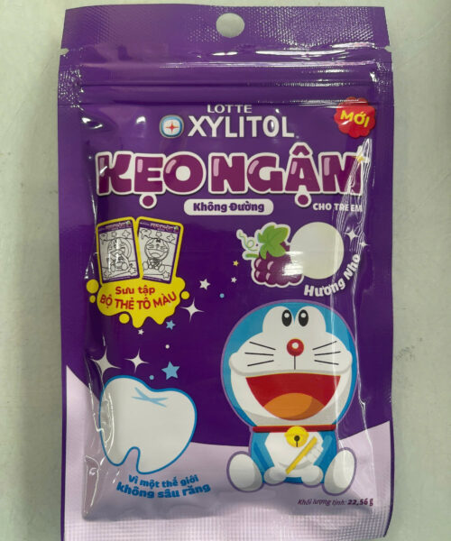 Kẹo ngậm Xylitol hương nho 22,56g
