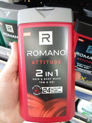 Tắm gội Romano Attitude 2in1 180g
