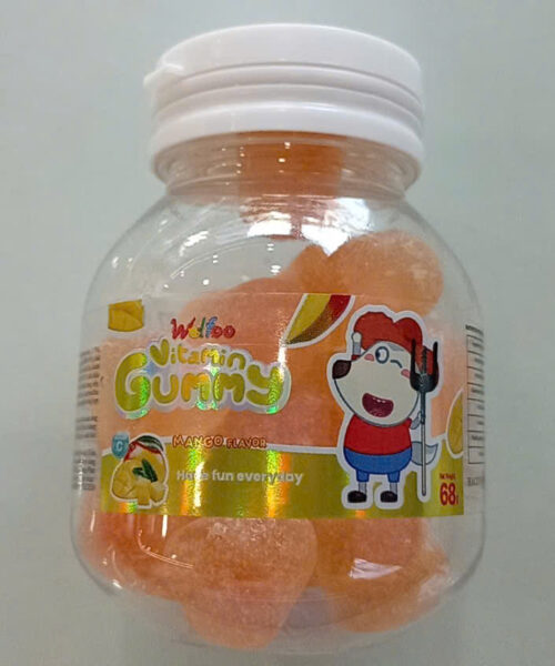 Kẹo dẻo wolfoo vị xoài 68g