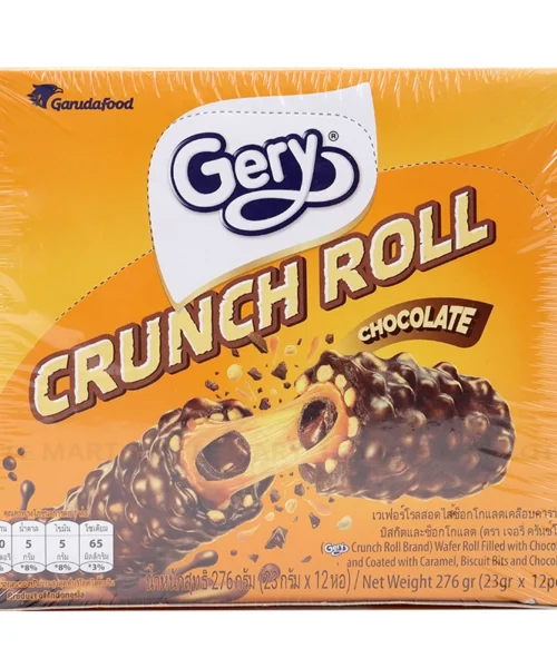 Bánh Gery crunch roll màu cam 276g
