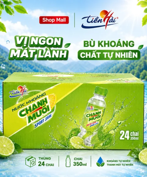 Nước chanh muối Tiền Hải 350ml ( Thùng)