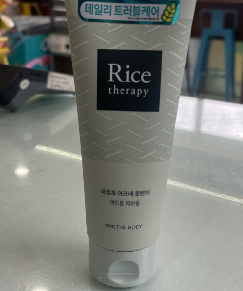 Rice Therapy Sữa rửa mặt tạo bọt trị mụn diếp cá 150ml