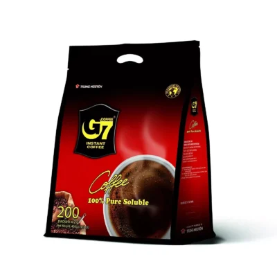 Cà phê Trung Nguyên G7 hòa tan đen không đường 200g