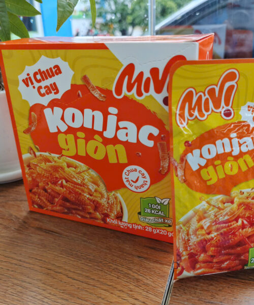 Mivi Konjac giòn vị chua cay 28g