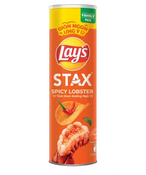Snack Lay's Stax vị tôm hùm nướng 145g