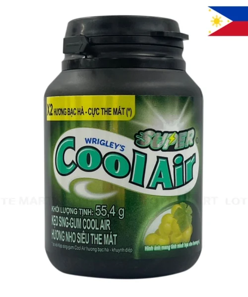 Kẹo sing gum Coolair hương nho the mát 55,4g