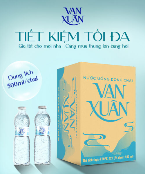 Nước uống Vạn Xuân 500ml (Thùng)